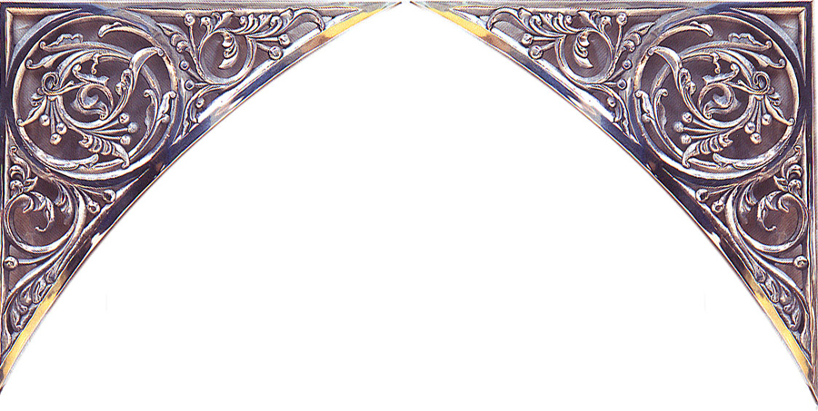CRÉATION D’UN DÉCOR D’ENCADREMENT DE PORTE EN BRONZE POLI ET PATINÉ