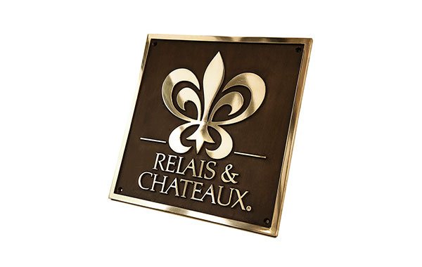 Plaque pour Relais et Châteaux
