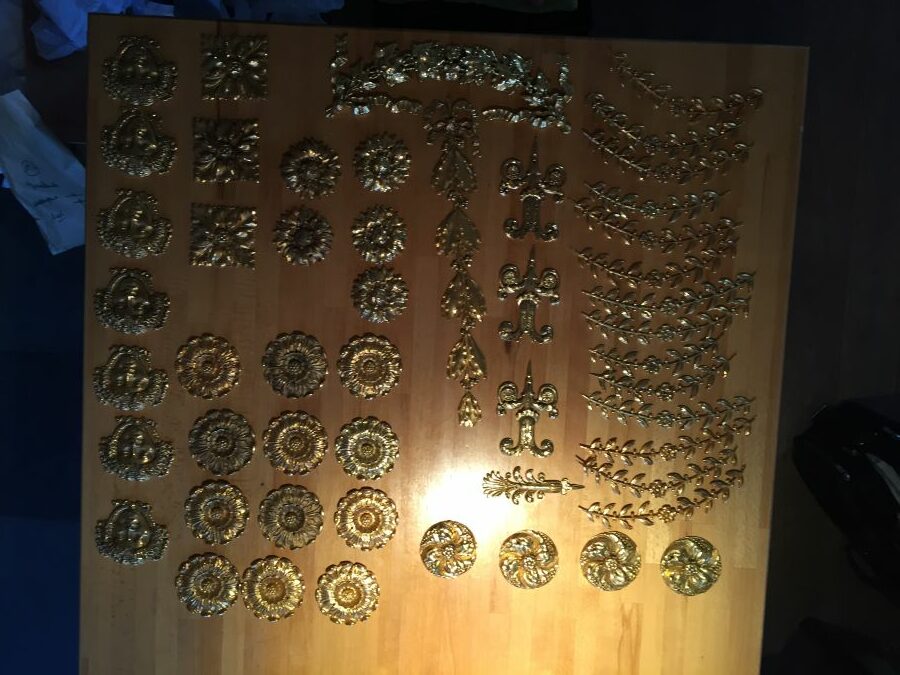 pieces decorative laiton cire perdue cheminee ritz paris rotated